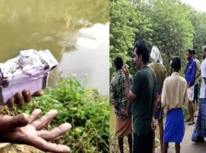 നദിയില്‍ ഒരു പെട്ടി നിറയെ അഞ്ഞൂറിന്റെ 'നോട്ടുകള്‍'; പരിഭ്രാന്തരായി നാട്ടുകാര്‍
