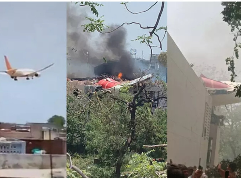 അഹ്മദാബാദ് വിമാനാപകടം : 110 യാത്രക്കാർക്ക് ദാരുണാന്ത്യം ; വിമാനത്തിൽ ഉണ്ടായിരുന്നത് 244 പേർ