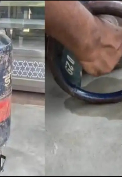 പുന്നപ്രയില്‍ ഗ്യാസ് സിലിണ്ടറില്‍ പച്ചവെള്ളമെന്ന് പരാതി ; സംഭവവുമായി ബന്ധമില്ലെന്ന് ഗ്യാസ് ഏജനസി