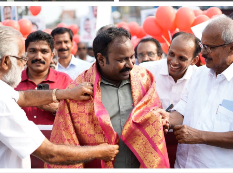മൂവാറ്റുപുഴയിൽ എൻ അരുണിന് ഉജ്ജ്വല തുടക്കം ; റോഡ് ഷോയോടെ തെരഞ്ഞെടുപ്പ് പ്രചാരണങ്ങൾക്ക് തുടക്കം