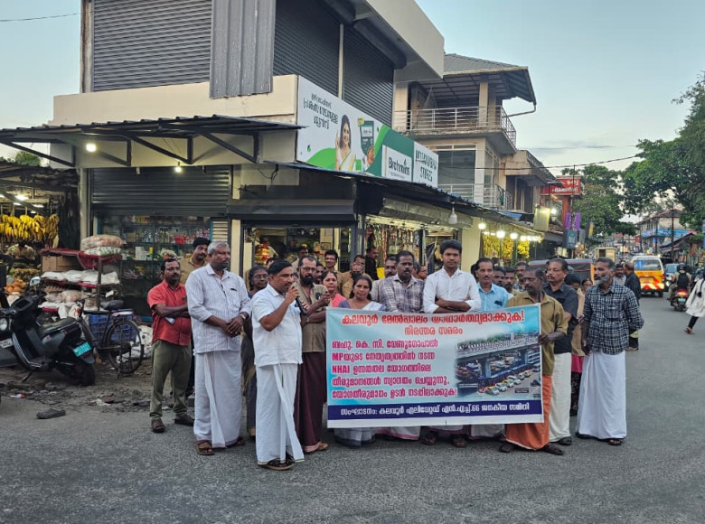 കലവൂർ മേൽപ്പാലം : അനിശ്ചിതകാല സമരത്തിന്റെ പത്താംദിനം ഉദ്ഘാടനം ചെയ്തു